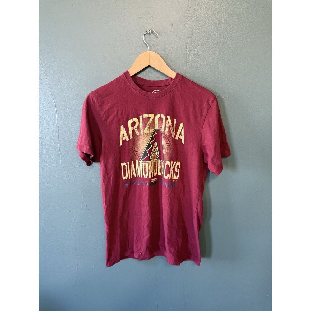Arizona Diamondback Mens Red Short Sleeve Graphic T-shirt Size Medium